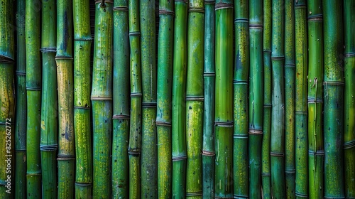 Bamboo texture background with uniform patterns 