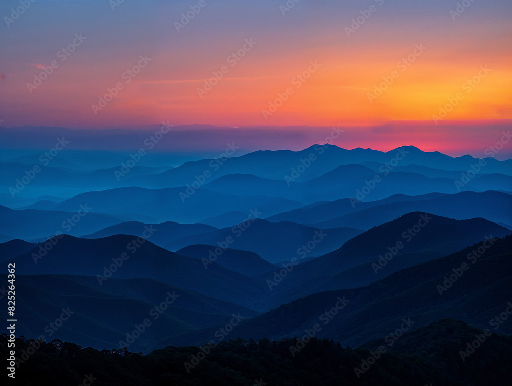 sunrise in the mountains sunrise in the mountains