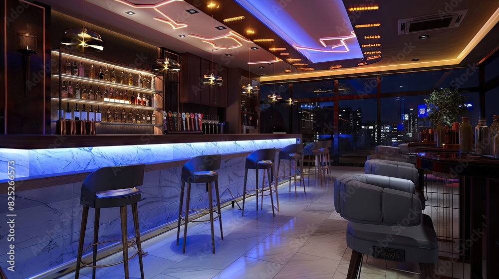 Shadows and Stools: A Rendezvous in the Dimly Lit Bar Shadows and Stools: A Rendezvous in the Dimly Lit Bar