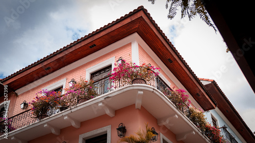 Panama City Old Town streets and buildings photo