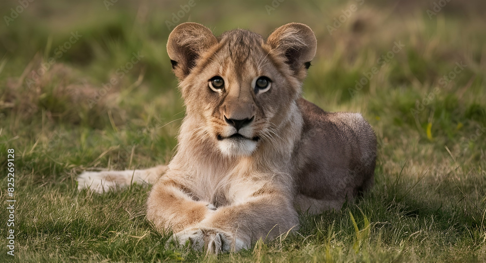 Lion cub Lion cub