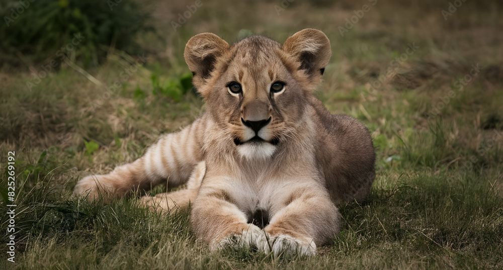 Lion cub Lion cub