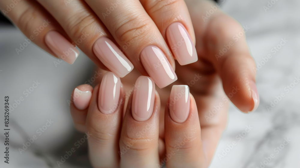 female hands with manicure closeup female hands with manicure closeup