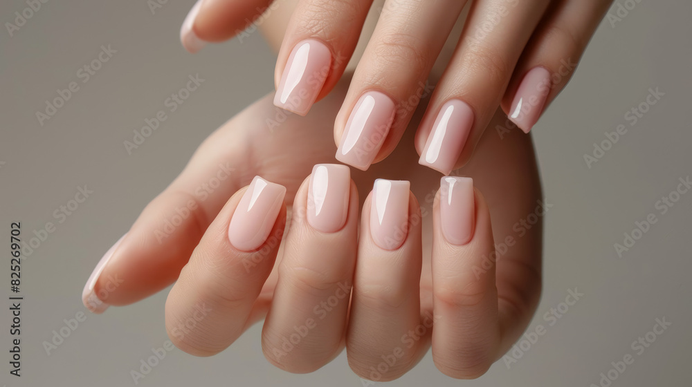 female hands with manicure closeup female hands with manicure closeup