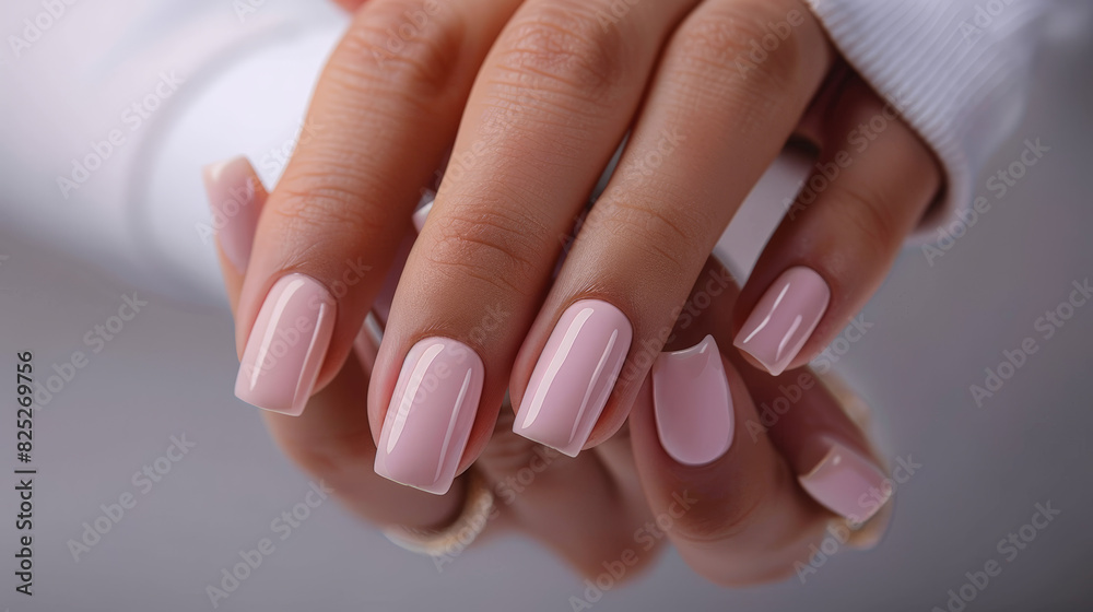 female hands with manicure closeup female hands with manicure closeup