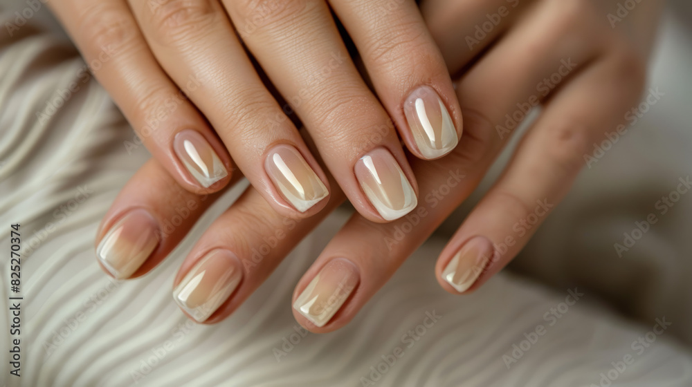 female hands with manicure closeup female hands with manicure closeup