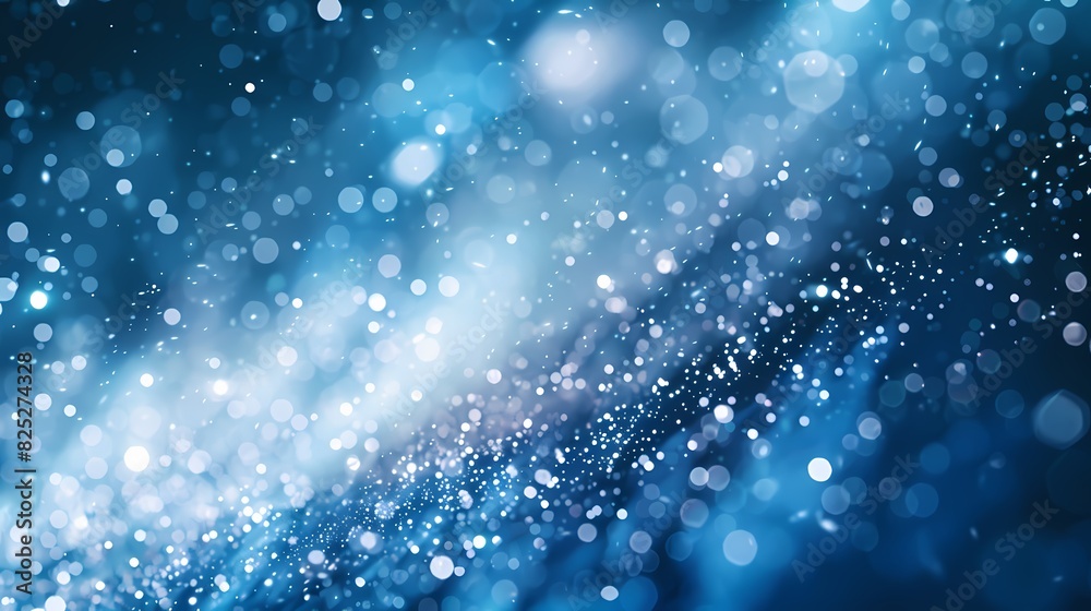 A scene of a particle hail, with a background of particles of matter and energy A scene of a particle hail, with a background of particles of matter and energy