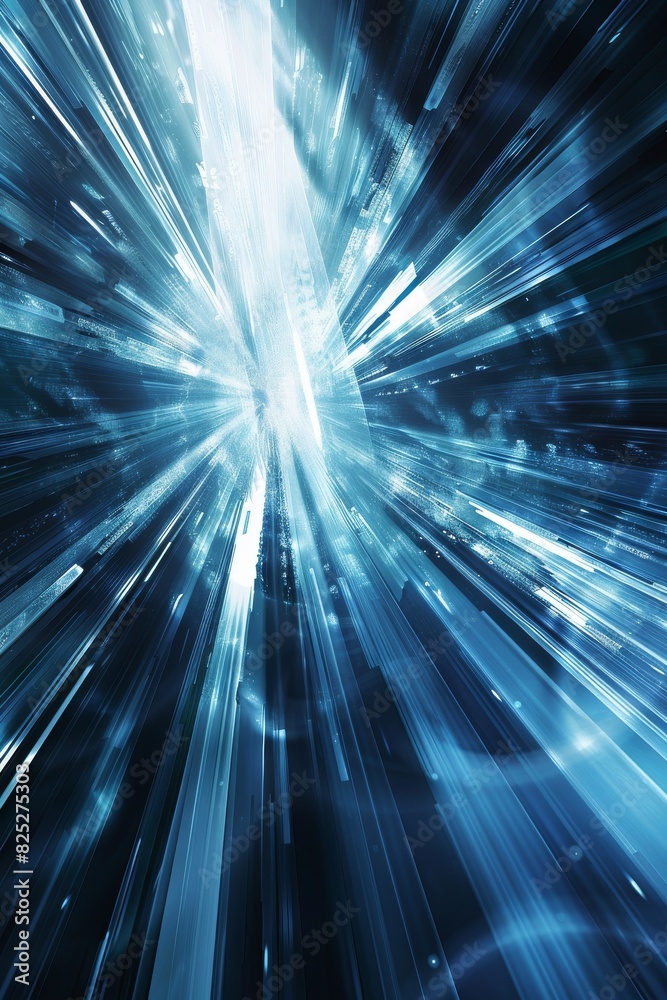 Fototapeta premium abstract technology particle of light background