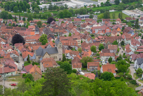 View to the german city called Treffurt photo