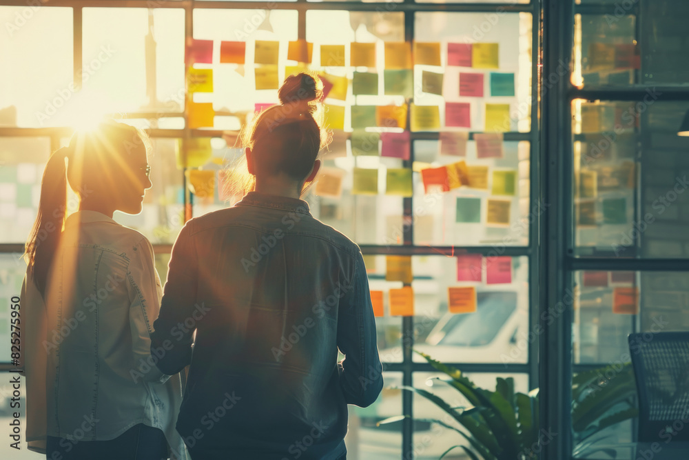 a group of colleagues brainstorming ideas in a bright, modern office, highlighting teamwork and innovation. a group of colleagues brainstorming ideas in a bright, modern office, highlighting teamwork and innovation.