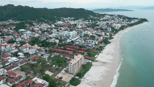 aerial view of hotels in Florianópolis, Brazil photo