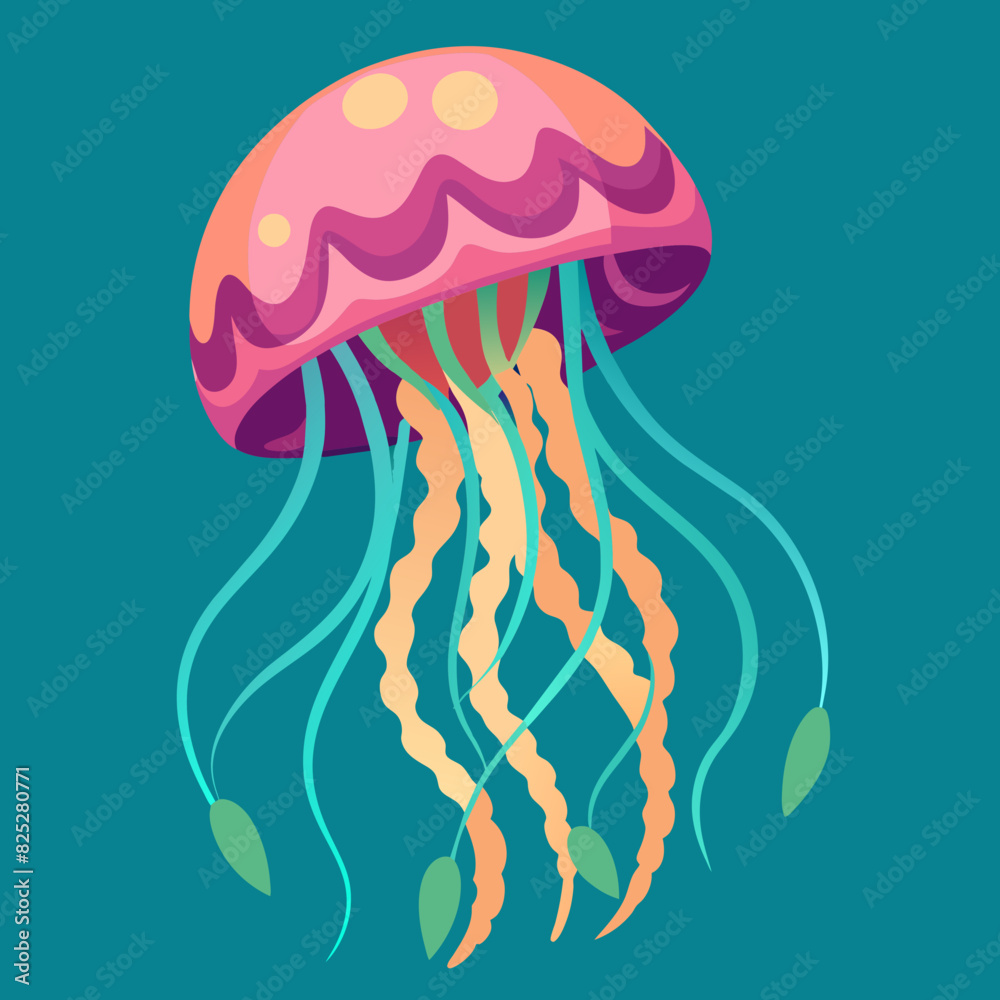 jellyfish vector design 