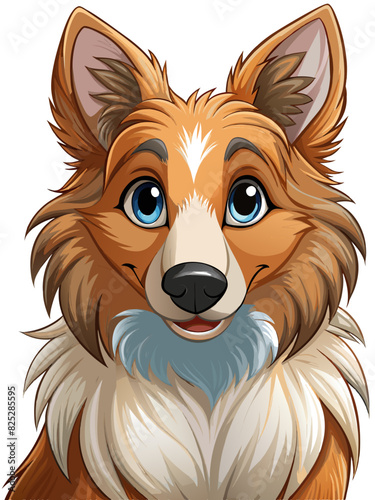 vector illustration of dog