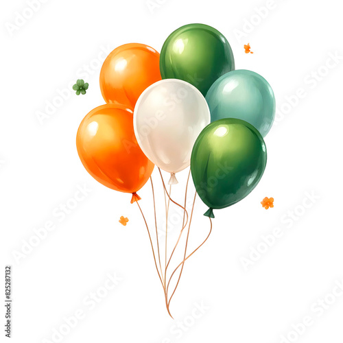 Wallpaper Mural balloons isolated on white background Torontodigital.ca