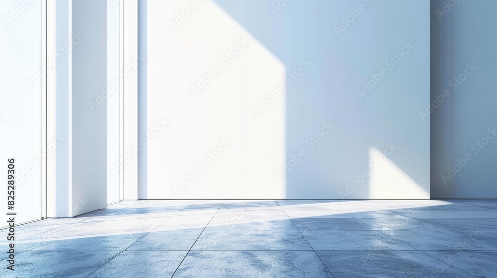 digital AI wall with copy space