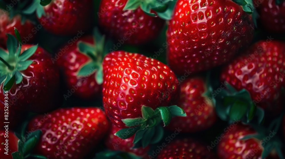 A close-up of fresh, ripe strawberries, creating a vibrant food background.
A close-up of fresh, ripe strawberries, creating a vibrant food background.