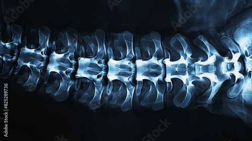 Radiographic Imaging of the Human Backbone: Detecting Spinal Trauma and Vertebrae Alignment Issues - For an article about spinal injuries, For a radiology clinic's website