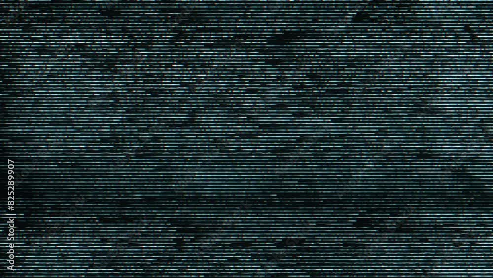 Glitch noise static television VFX. Visual video effects stripes background, CRT tv screen no signal glitch effect