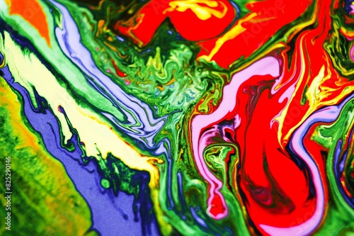 liquid color blend texture image came out in a beautiful pattern.