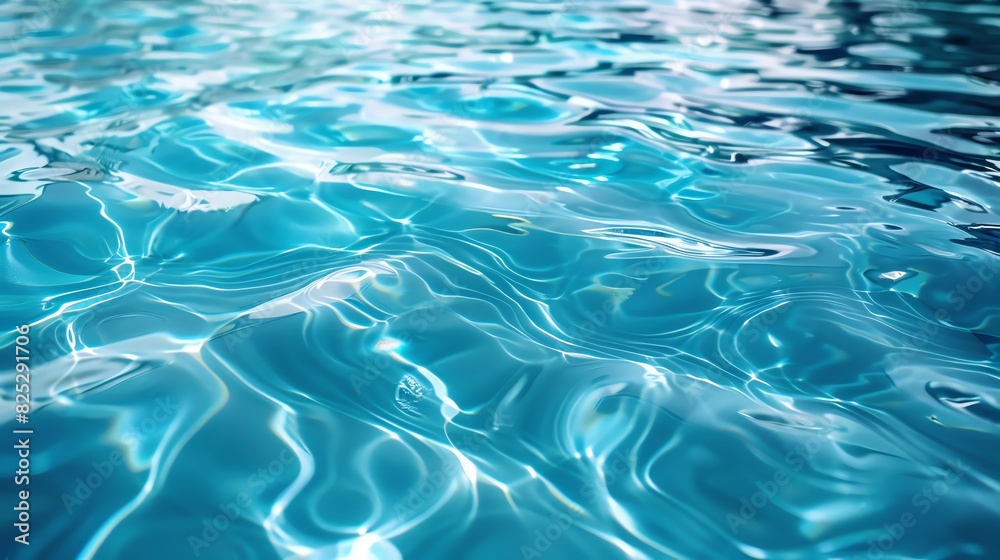 Blue water surface with bright sun reflections. Blue water surface with bright sun reflections.