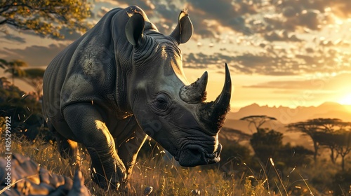 Various Animal Illustrations Safari Africa 8K
