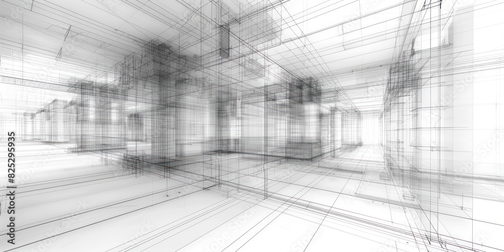 Monochrome Motion: A Glimpse of the Train Station