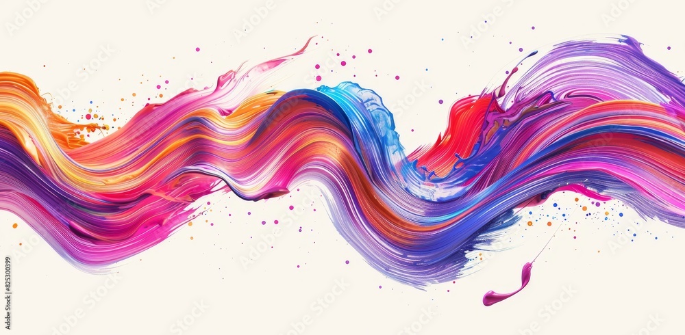 abstract background with colorful paint brush strokes abstract background with colorful paint brush strokes