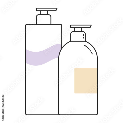 Makeup skin care Colored icon pack