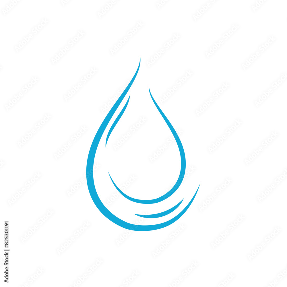 Water drop logo design, vector logo design, illustration Water drop logo design, vector logo design, illustration