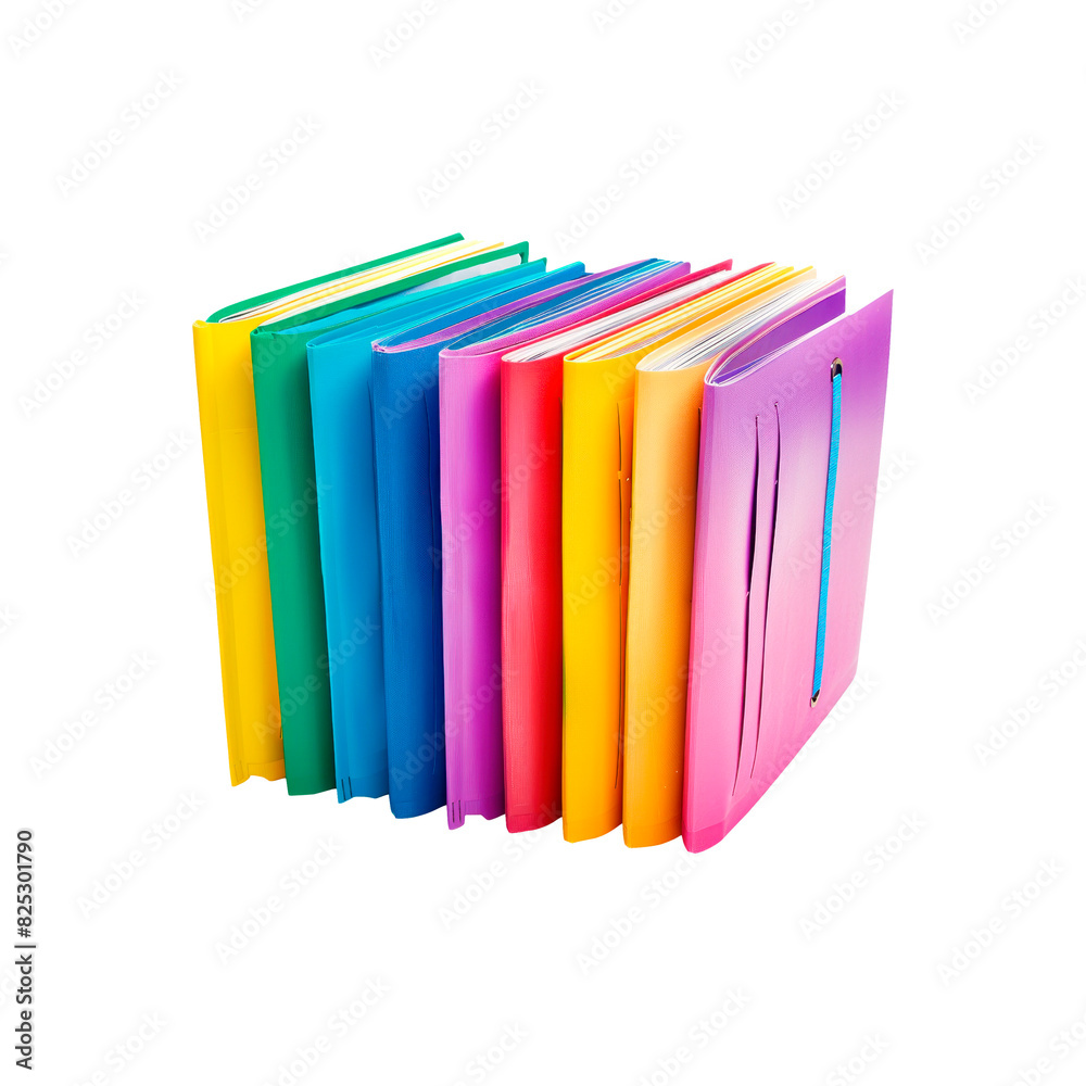 Colored file folder. Isolated on transparent background. Colored file folder. Isolated on transparent background.