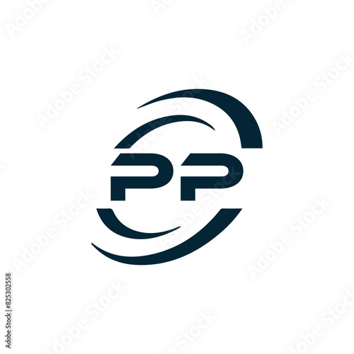 PP logo. P P design. White PP letter. PP, P P letter logo design. P P letter logo design in FIVE, FOUR, THREE, style. letter logo set in one artboard. P P letter logo vector design. © MdRakibul