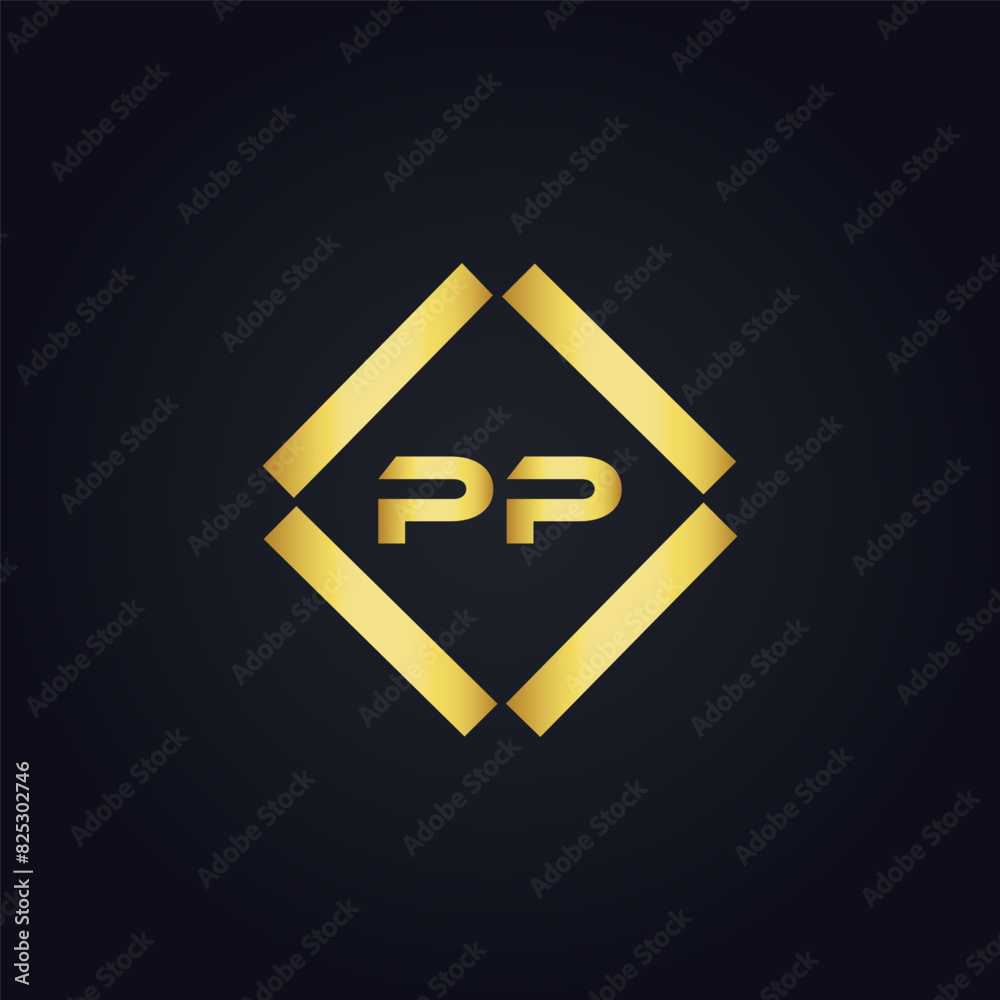 PP logo. P P design. White PP letter. PP, P P letter logo design. P P letter logo design in FIVE, FOUR, THREE, style. letter logo set in one artboard. P P letter logo vector design.
