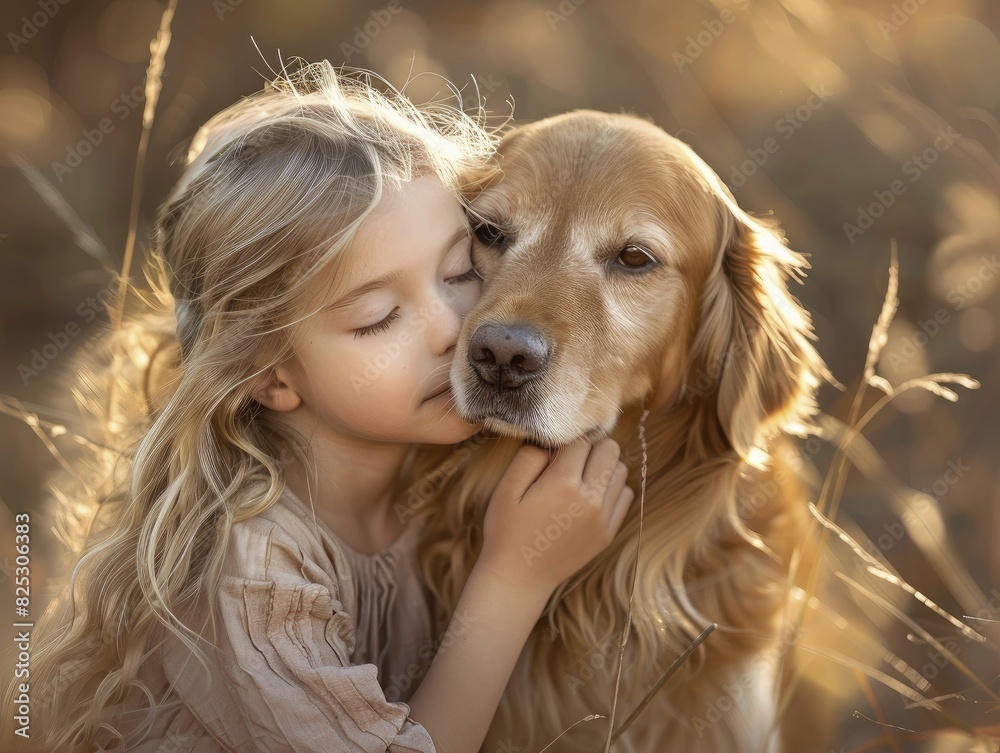 Pet photography, adorable animals in natural settings, cute and heartwarming, soft lighting