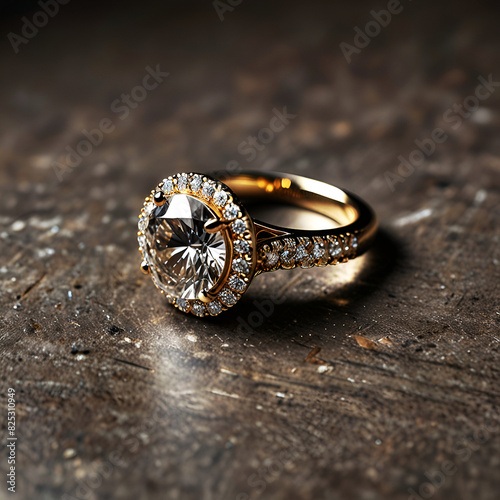 Wedding rings, diamond rings that are luxurious.