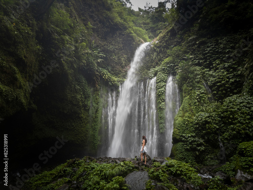 Waterfall in Lombok, Indonesia