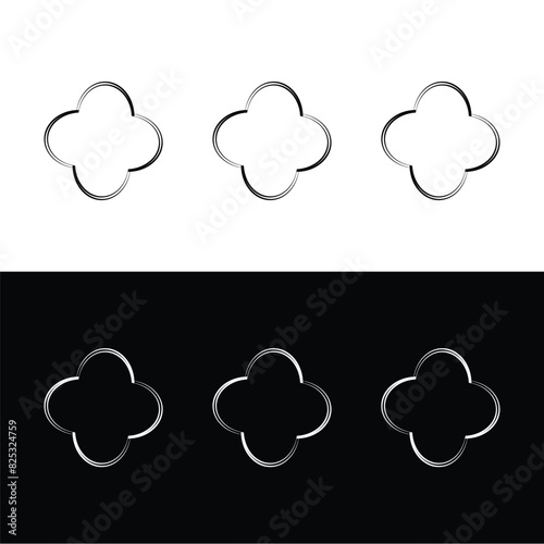 geometric circle shapes, borders, frames, logos .Circle new illustration design