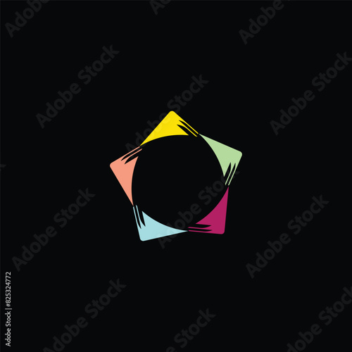 Creative circle icon illustration design