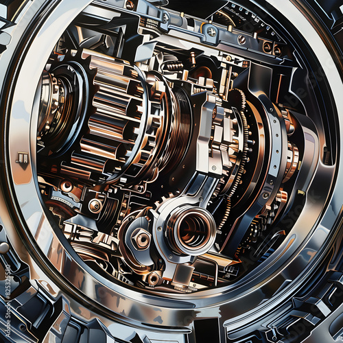 High-Tech, Precision Engineered Automatic Transmission System: An Insight into Automotive Innovations. photo