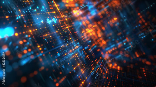 Wallpaper Mural modern digital tech background wallpaper Torontodigital.ca