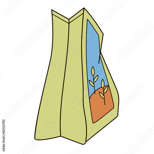 bag of soil for replanting house plants