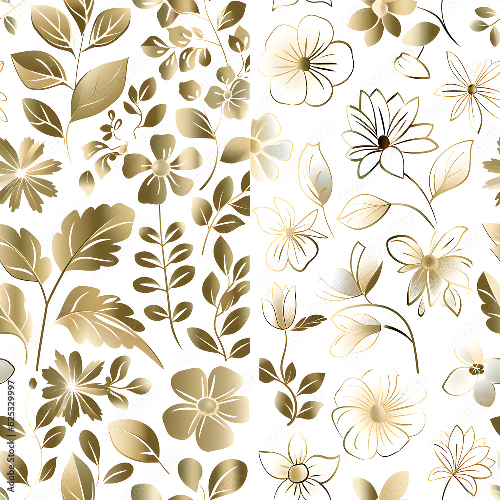 custom made wallpaper toronto digitalSeamless Luxury Floral Pattern With Leaves and Flowers in Branch Perfect for Modern Home Decor, Textiles, Wrapping Paper, Wallpaper, Fabric Print, Greeting Cards, Invitation Card