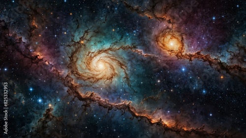space galaxy background © Riaz