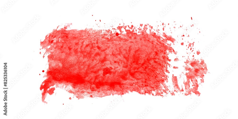 Hintergrund Banner in rot gemalt mit einem Pinsel