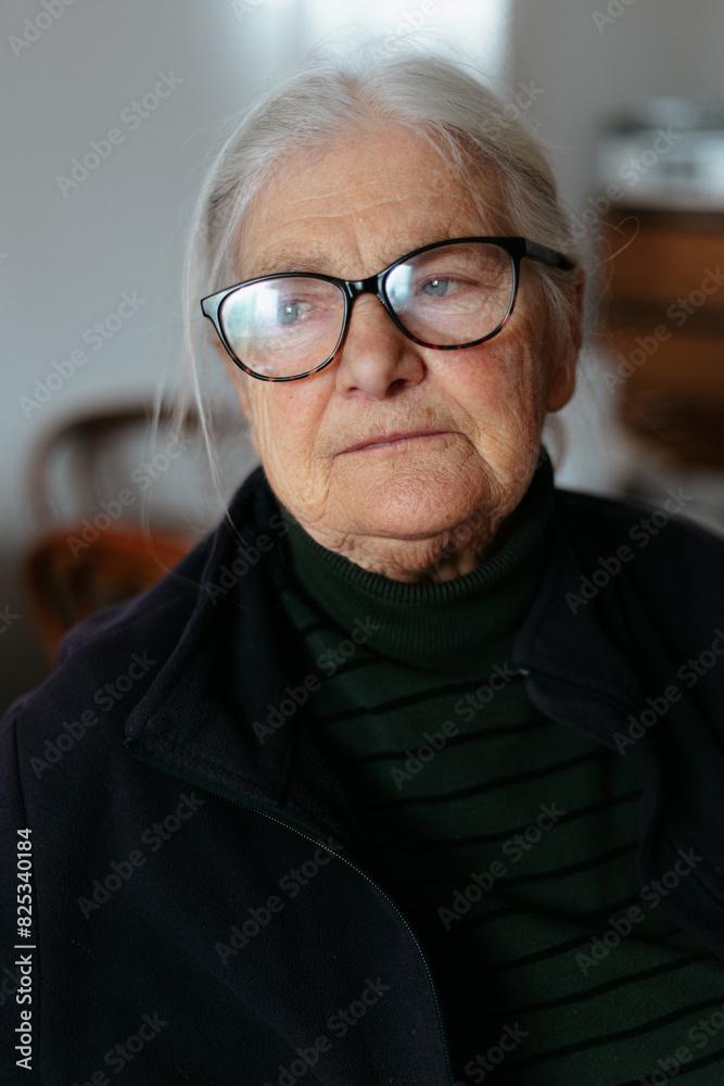 Closeup Portrait Of A Senior Woman Closeup Portrait Of A Senior Woman
