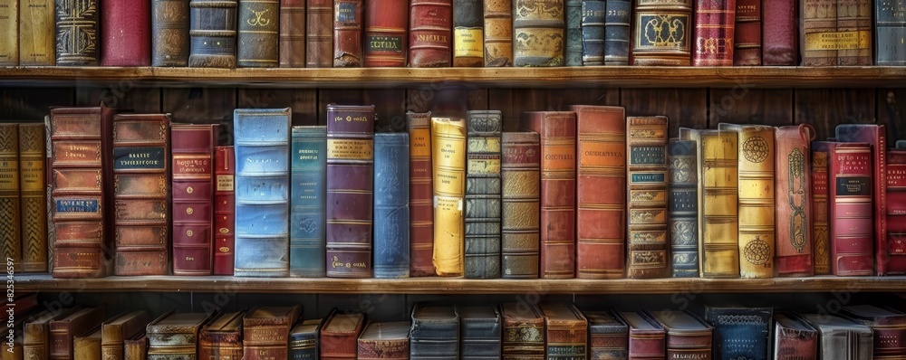 Closeup of a librarian sorting books, detailed spines, organized shelves, high resolution, library setting, stock photography Closeup of a librarian sorting books, detailed spines, organized shelves, high resolution, library setting, stock photography