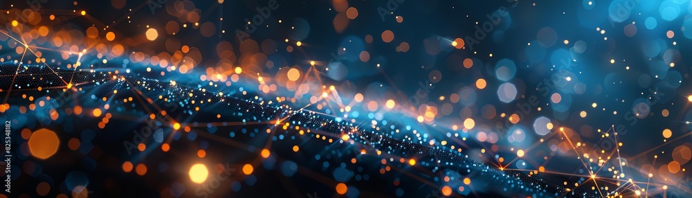 Create a digital painting of a space nebula. The nebula should be blue and orange, and it should have a sense of mystery and wonder. Create a digital painting of a space nebula. The nebula should be blue and orange, and it should have a sense of mystery and wonder.