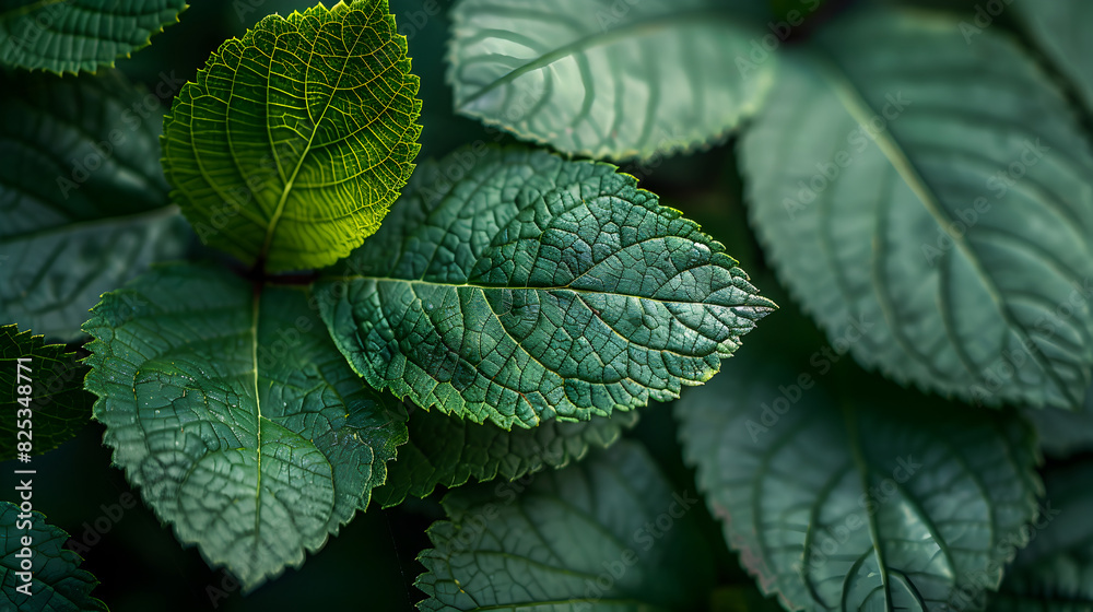 Close-Up of a Large Green Leaf