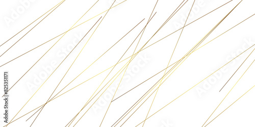 Abstract background with lines. Golden lines on White paper. Line wavy abstract vector background. 