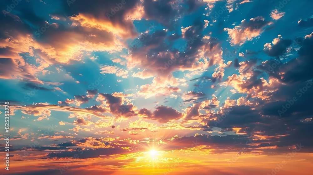 Fototapeta premium Gorgeous cloud background