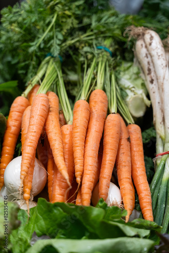 Farmer's market carrot photo